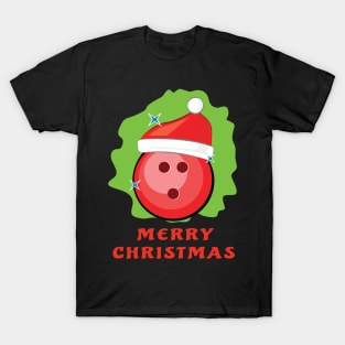 Merry Bowling Christmas - Funny T-Shirt